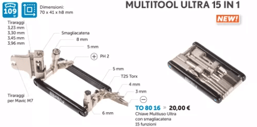 Brn multi tool 15 funzioni