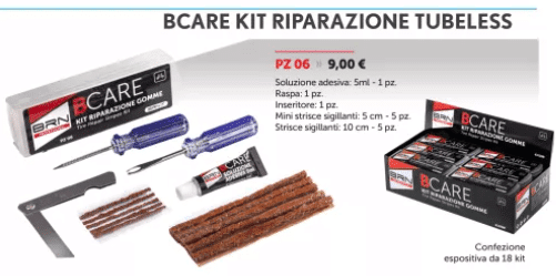 Kit Riparazione Gomma Tubeless