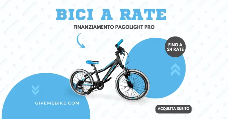 Bici elettrica a rate online: scopri PagoLight Pro