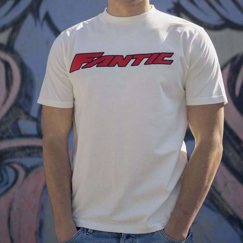 FANTIC MAXI LOGO T-SHIRT - BIANCO