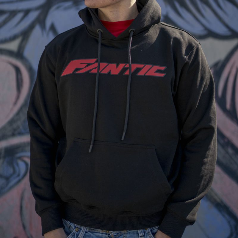 FANTIC MAXI LOGO HOODIE - NERO